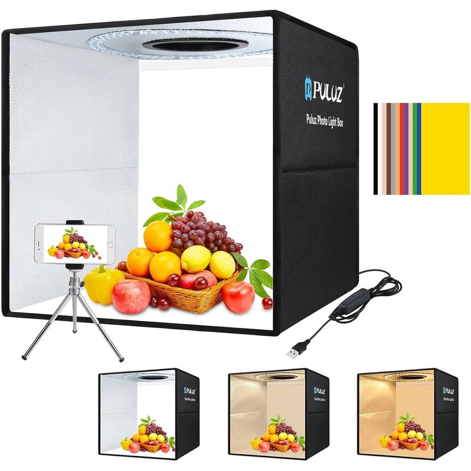 PULUZ Foldable Photo Studio Light Box Kit 40CM