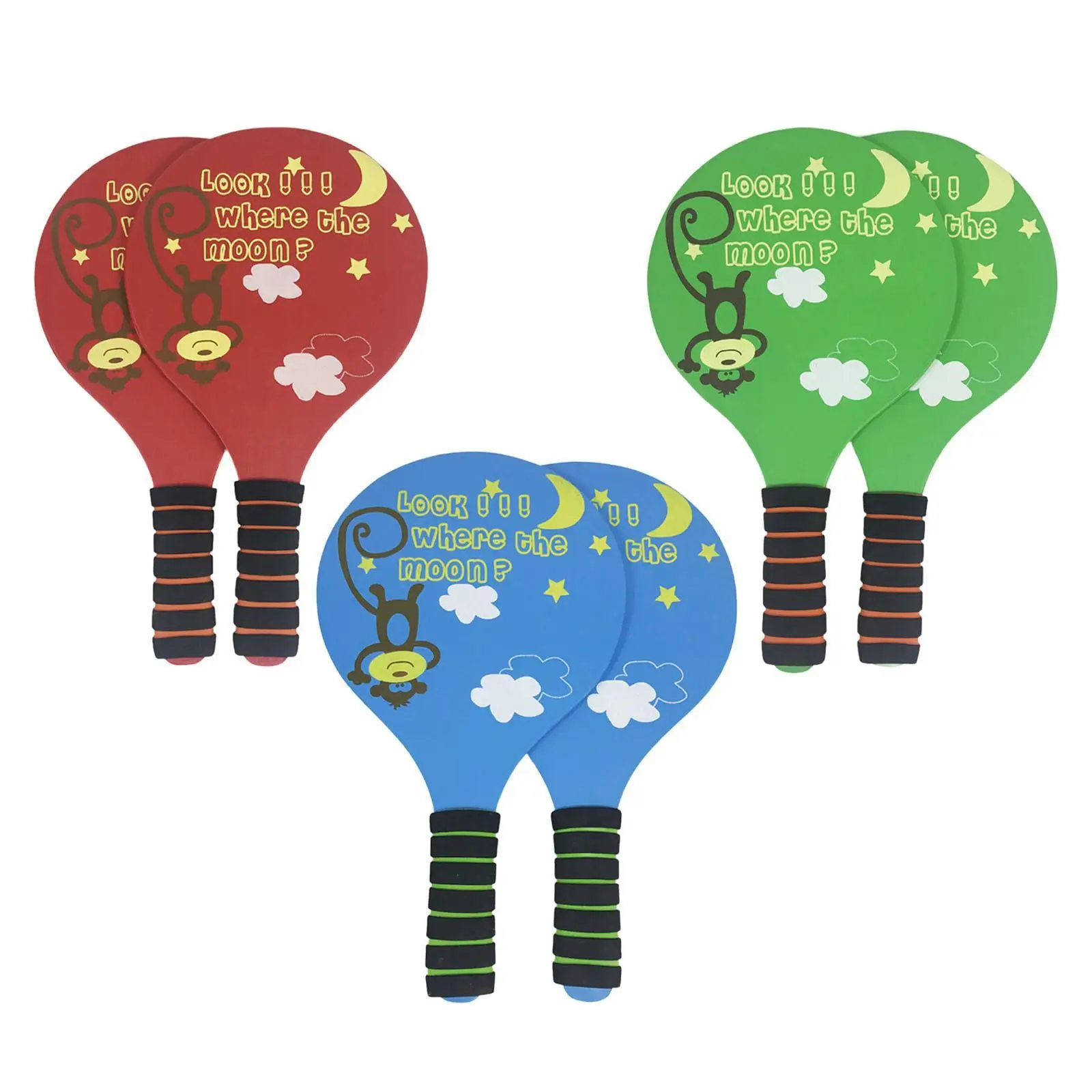 Beach Tennis Paddle, Wooden Beach Tennis Racket, Fitness Yard Game,