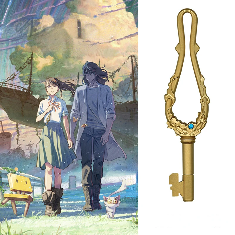 

Anime Suzume No Tojimari Necklace Cosplay Munakata Souta Pendant Necklaces For Women Men Jewelry Fans Gifts