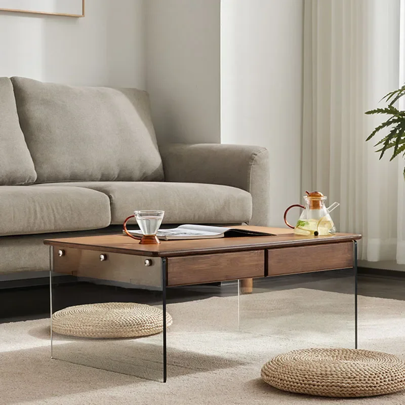Modern Rattan Coffee Table Bedroom Cute Nordic Designer Outdoor Tea Table Writing Breakfast Books Mesa Auxilia Balcony Furniture