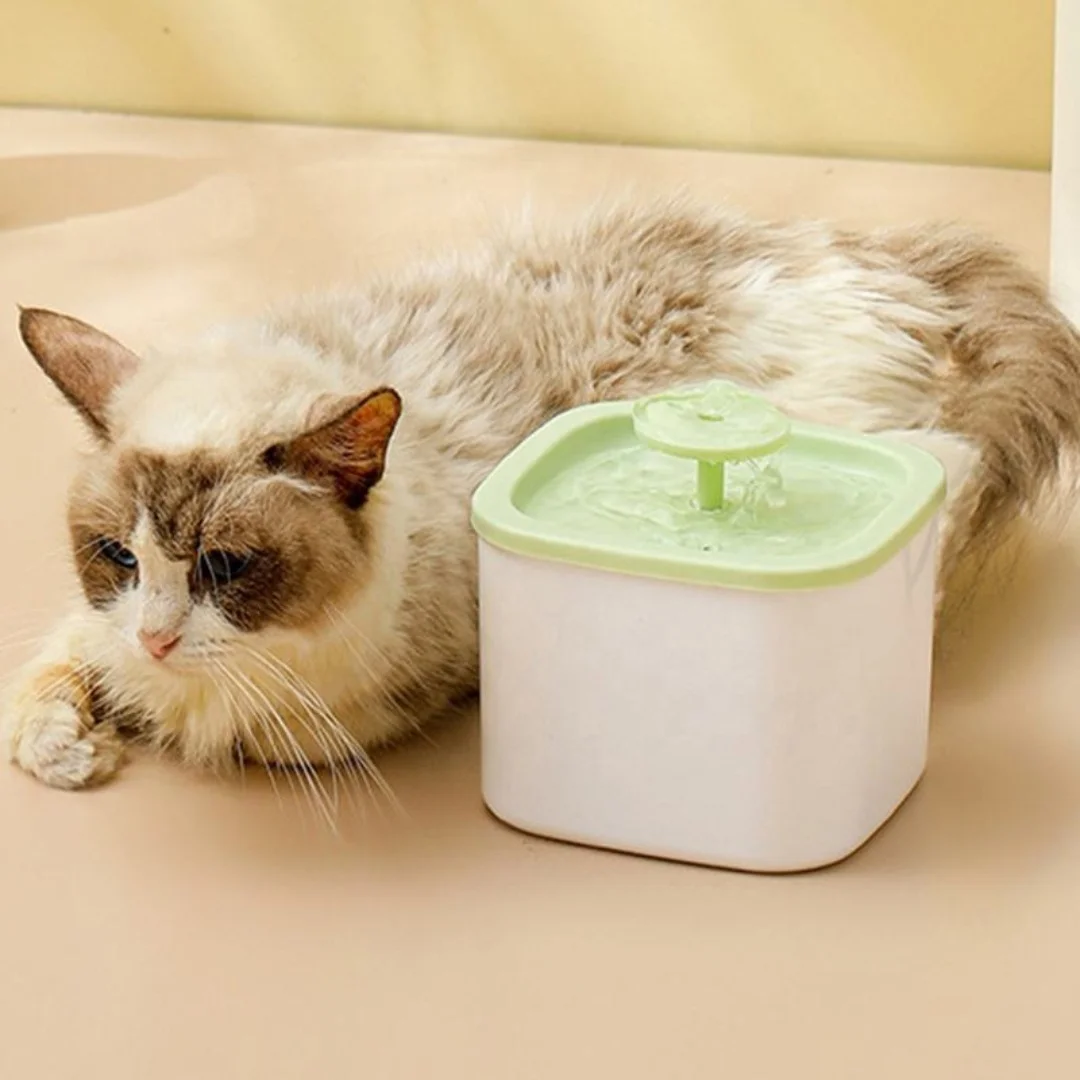 자동 개 물 디펜서 고양이 식수대, 1L