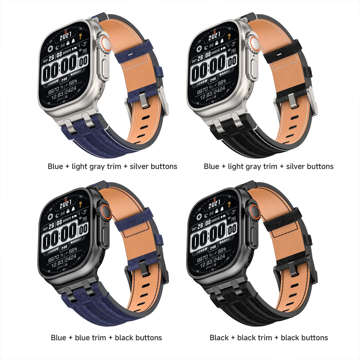 Men's Vintage Leather Strap for Watches – Classic Bracelet Band