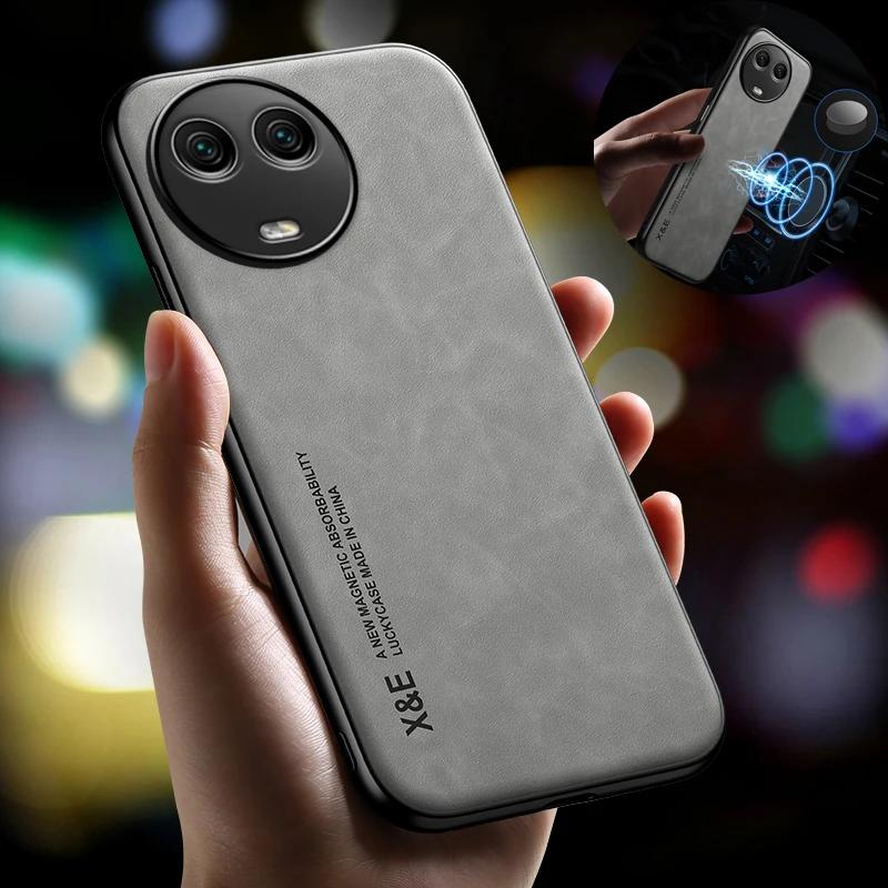 

Кожаный чехол-накладка с магнитной пластиной для Realme11