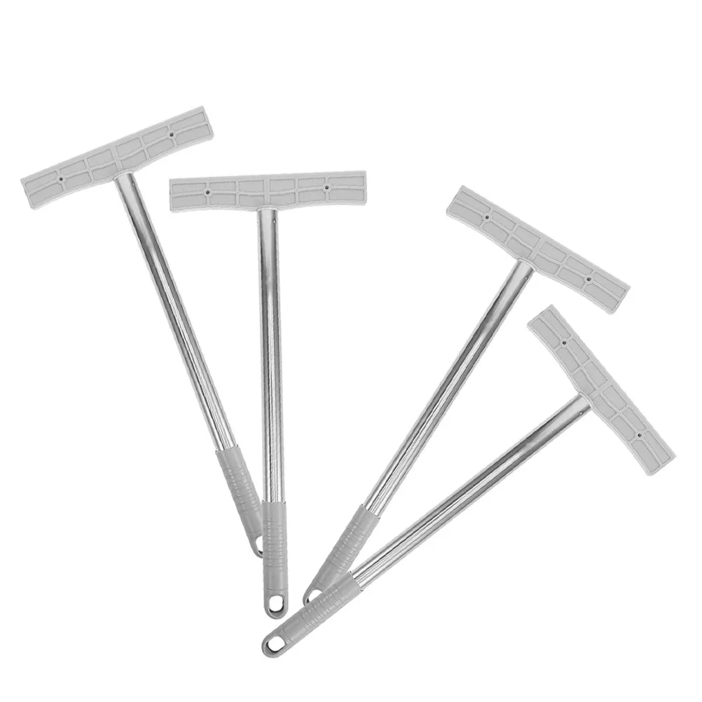 4Pcs 핸드헬드 사인 막대 스테인레스 스틸 야외 퍼레이드 간판 홀더 환영 표지판 스포츠 이벤트 전시회 투어 가이드