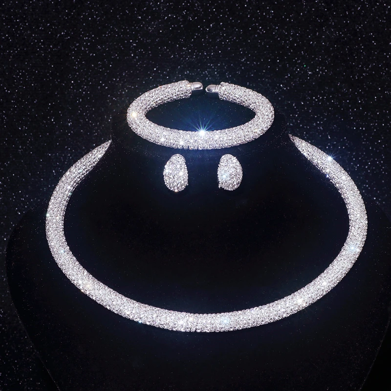 Neue Mode Strass Kragen Choker Halskette Für Frauen Übertrieben Einfache Große Klobige Kette Halskette Drehmomente Schmuck Zubehör S3Bc09A1Cb0F642F2Bb7A0Ca235F8D61Ak