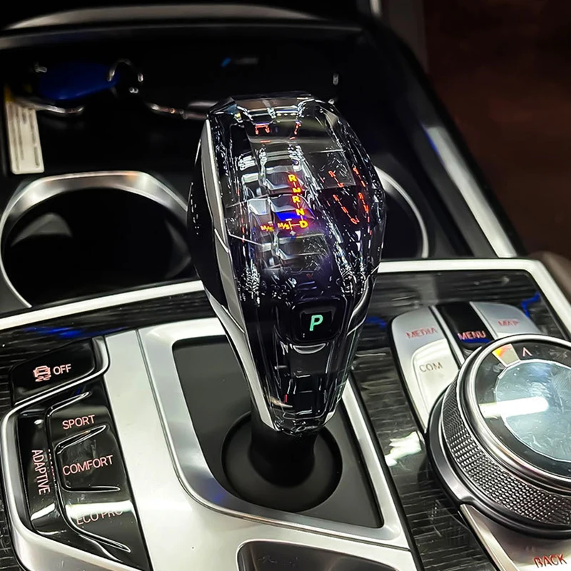 Crystal Gear Shift Knob Handles Gearbox Lever Stick Head For Bmw 7 6 5