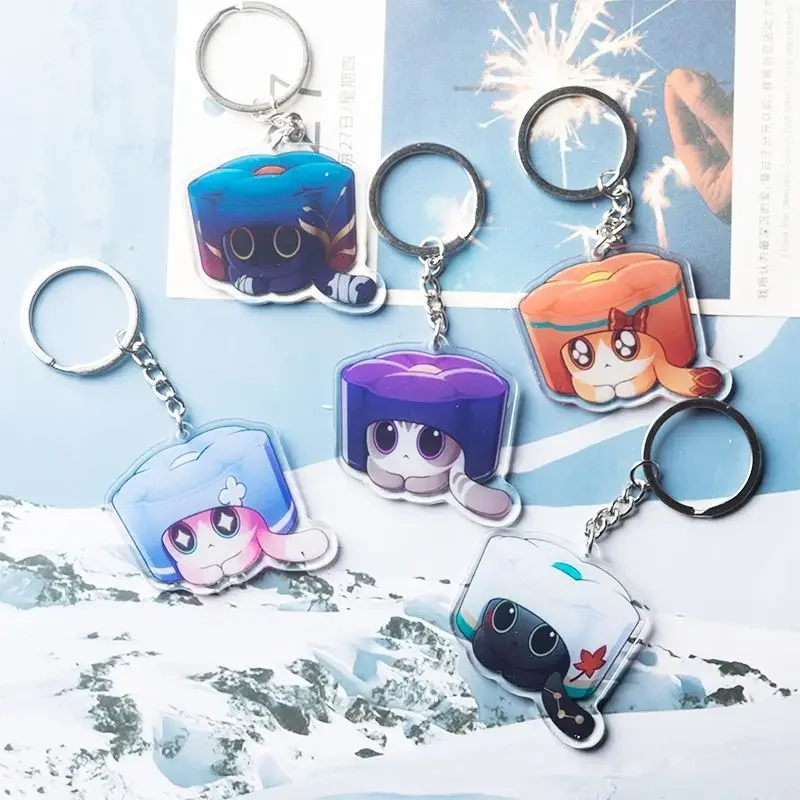 Kafka Portachiavi Donna Honkai Star Rail Creative Q Edition Uomo Portachiavi Moda Coppie Ciondolo Acrilico Di Alta Qualità Porte Clef