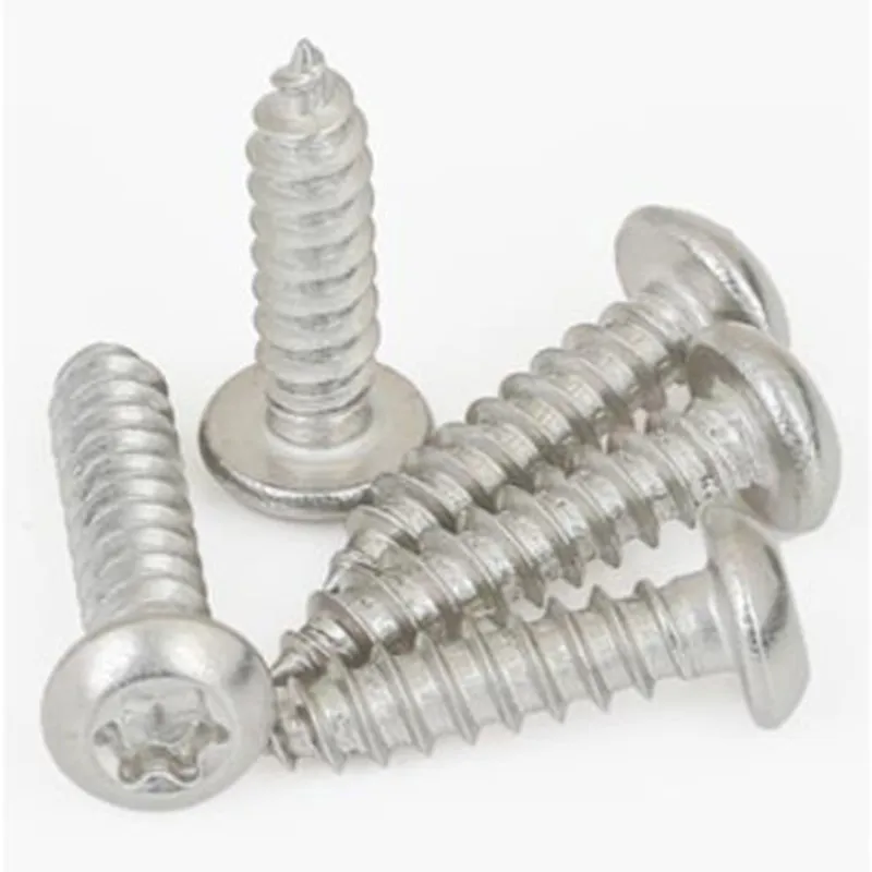 10-100pcs M2 M2.6 M3 M4 M5 M6 six-lobe torx round pan Head Self Tapping Screw 304 Stainless Steel Tapping Wood Screw