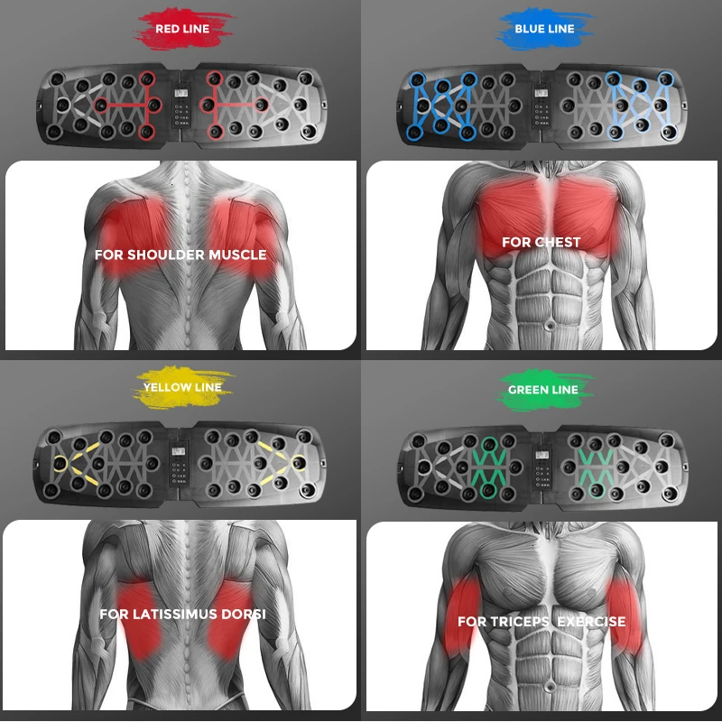 Smart Counting Push Up Board Abdominal Sports Home Gym Muscle Trainer Folding Body Building Push-Ups Stands Fitness Equipment