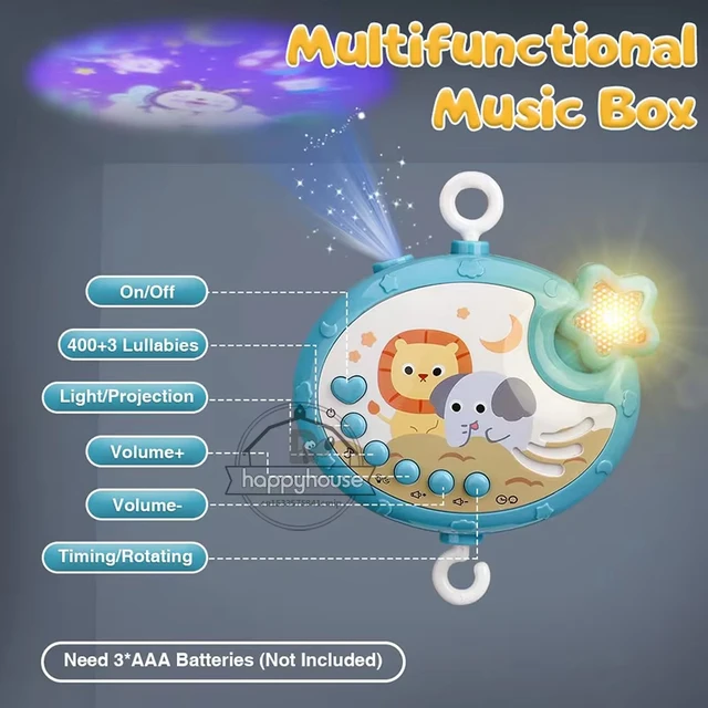 Musical Crib Mobile Light 4