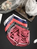 New 2023 Women Shorts Summer Silk Slim Beach Casual White Egde Shorts Hot - Image 2