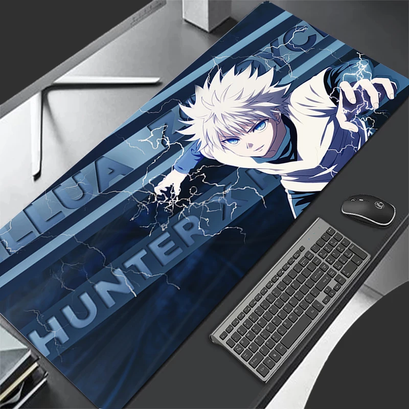 

Hunter x Hunter Anime Kawaii Mouse Pad Laptop Keyboard Office Mousepad Gaming Accessories Desk Mat Large 900x400 for CS GO LOL