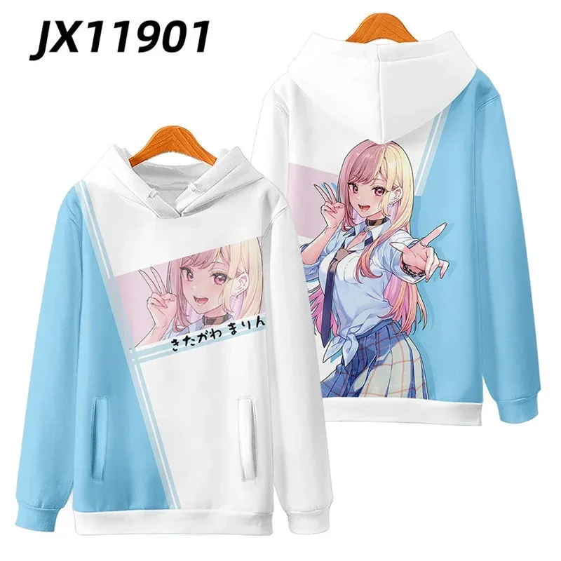 My dress darling 3d printing man/woman autumn fashion anime japanese hoodies sweatshirt long sleeves pollover