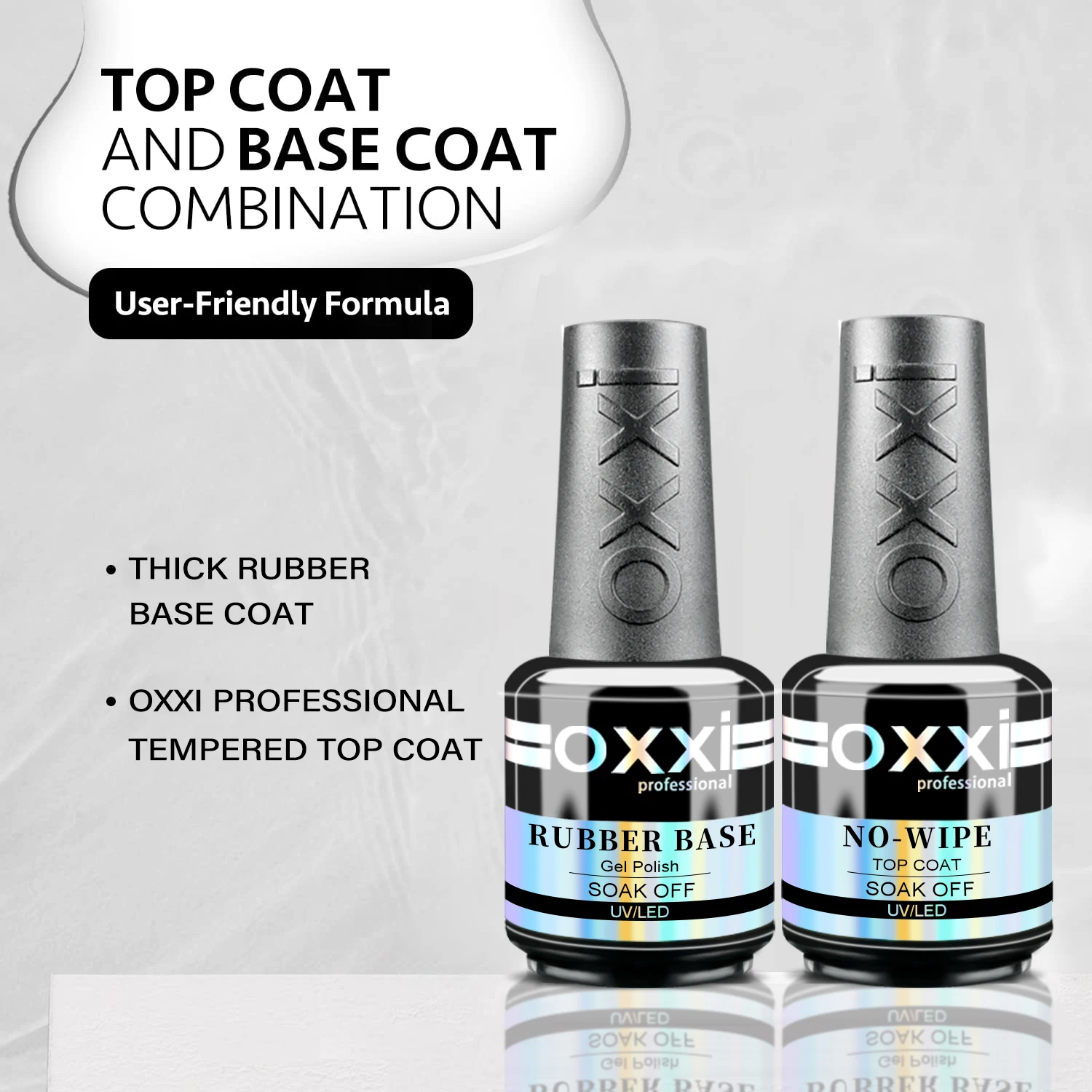 Rubber Base Gel 15ml Tpo Hema Free Nail Base Coat Semipermanent uv Gel Polish No Wipe Top Gellac