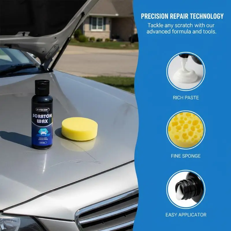Il kit di riparazione graffi per auto viene utilizzato per riparare i graffi sulla superficie della vernice della carrozzeria e lucidare per rimuovere i graffi. - Image 4