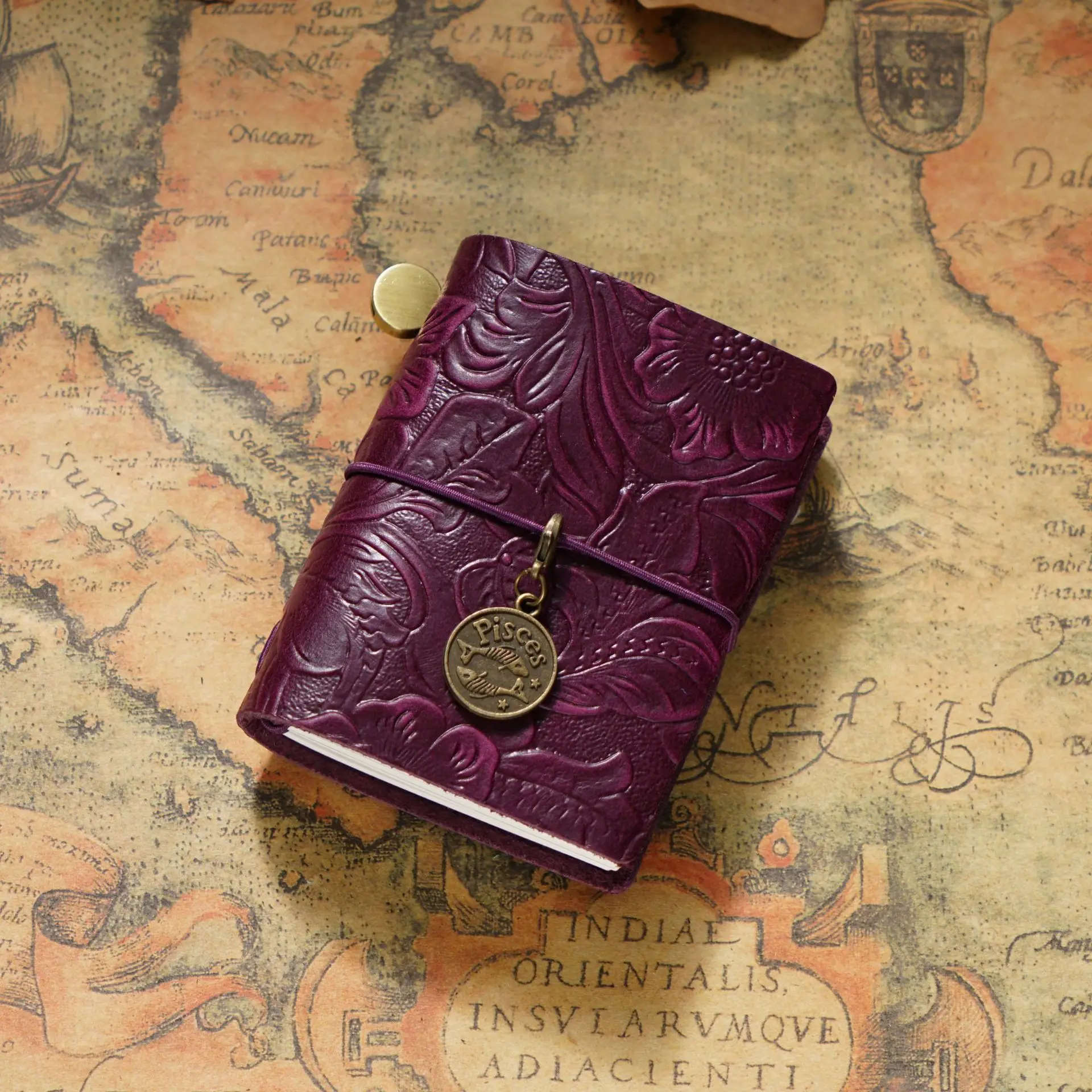 Handgefertigtes Vintage-Reiseheft Mini Edition MINI Loseblatt-Notizbuch Oberschicht Rindsleder Taschentagebuch Buchnotizbuch – Detail 35