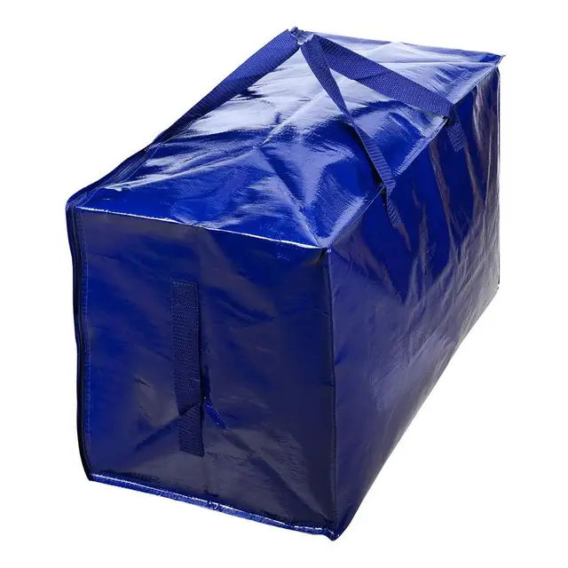 2PCS Heavy Duty Extra Large Storage Bags Blue Moving Bag for