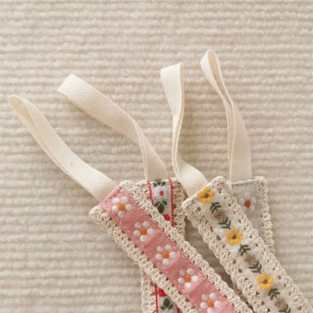 Ethnic Style Baby Cloth Pacifier Chain Adjustable Embroidery Floral Soother Holder Dummy Clips Teether Toys Straps