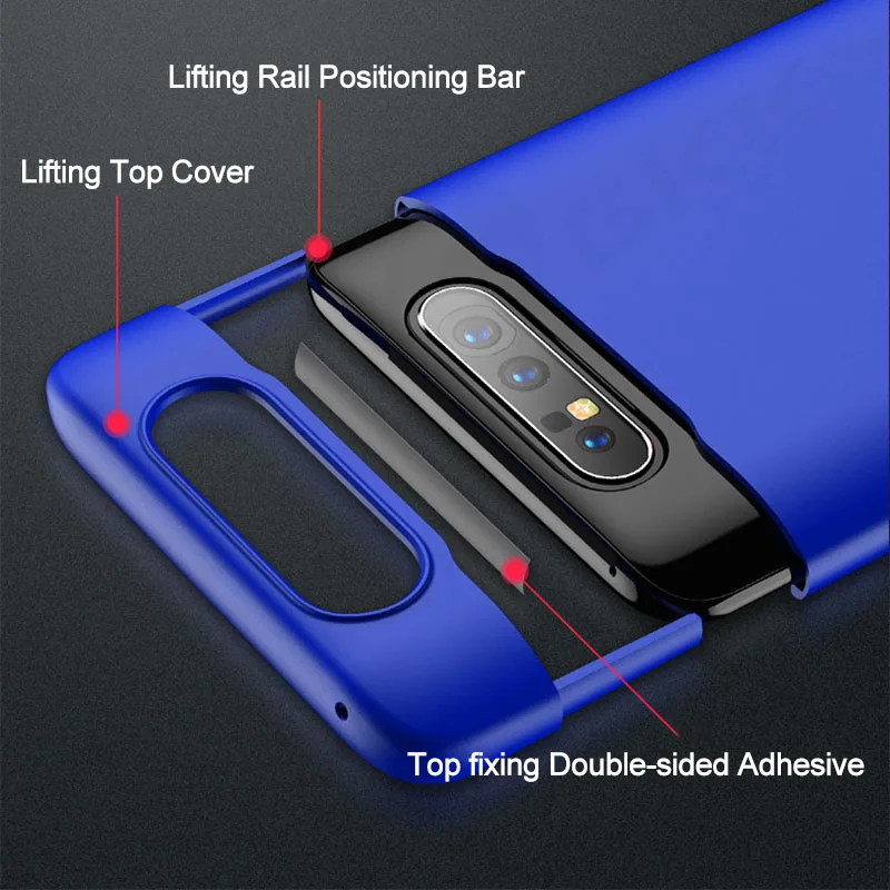 Armor Camera Lifting Protection Case for Samsung Galaxy A80 Case 3 in 1 Shockpro