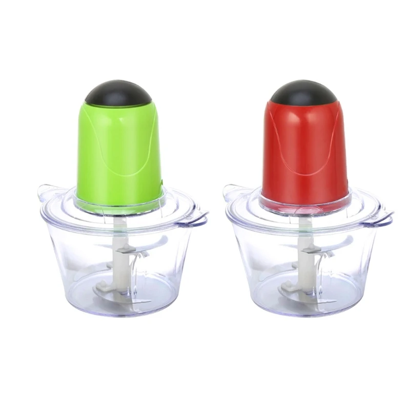 

Electric Food Choppers for Meat Vegetables Stainless Steel Blade 200w Meat Grinder Glass Bowl Grinder for Meat Fruits