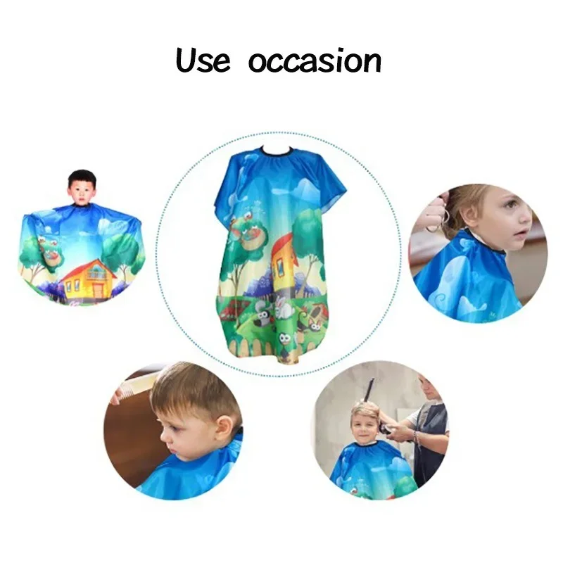 Haircut Cape Hairdressing Cape Beauty Salon Apron Hair Salon Cloth 1pc Kids Haircut Hairdresser Barber Cape Apron Waterproof Durable Hairdresser Tool Salon Cloth Hair Cutting Cape For Barber Shop
