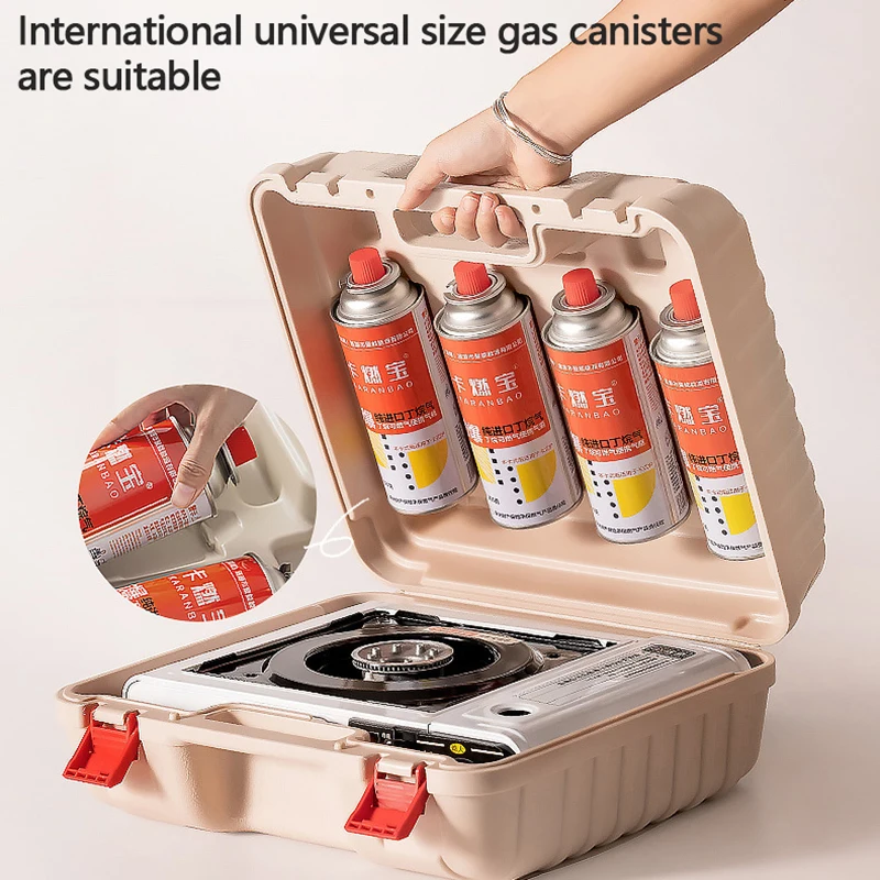 Cassette Stove Storage Case Outdoor Camping Stove Loading Container High  Toughness Material Waterproof Portable Case - AliExpress