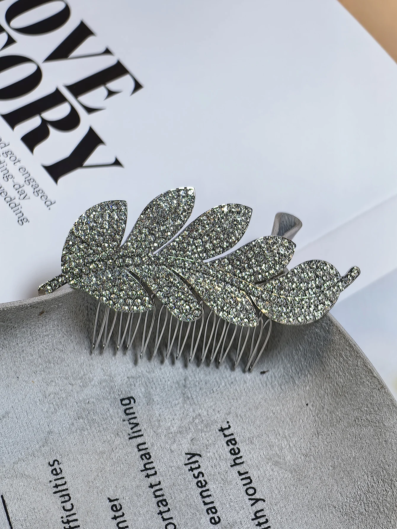 Pettine Per Capelli Francese Con Perle Principessa Per Una Sposa Glamour!