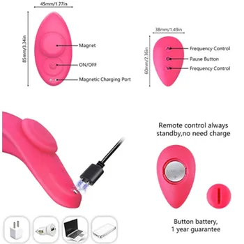 Female Wearing Vibrating Egg Remote Control Vibrator Clitoris Vagina Vibrating Female Masturbation Adult Massage Supplies 3