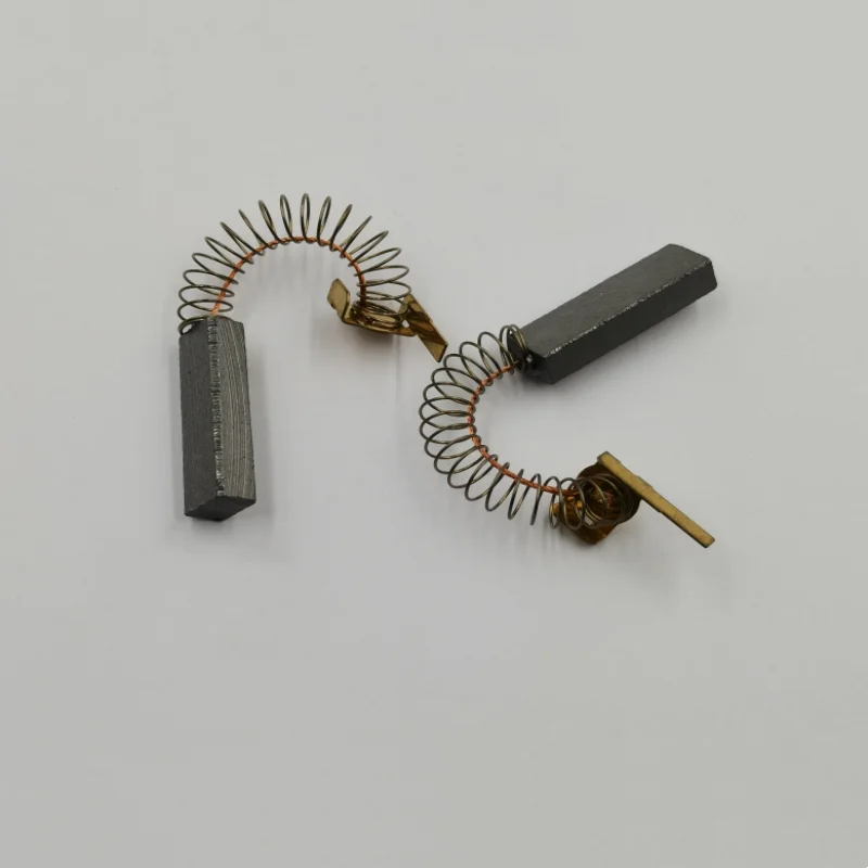 

2pcs AS42 6x10x30mm Motor Carbon Graphite Brushes Springs &Wick Power Electric Tool for Midea QW12 Series Cleaner/Dust Collector