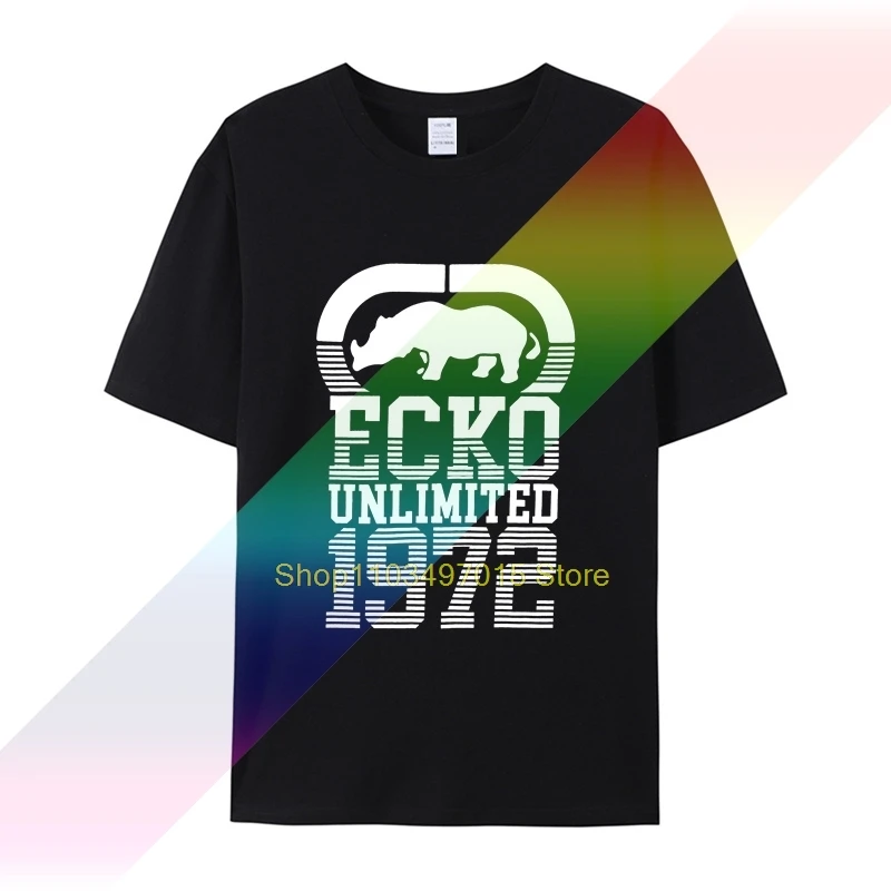 

Ecko _ Unltd, новый стиль, футболка с круглым вырезом, футболка из органического хлопка с коротким рукавом, футболки из органического хлопка, футболка
