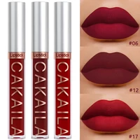 Dark Red Matte Lip Gloss 18 Color Velvet Lip Glaze LongLasting Waterproof Liquid Lipstick Natural Makeup Sexy for Women Lip Tint 6