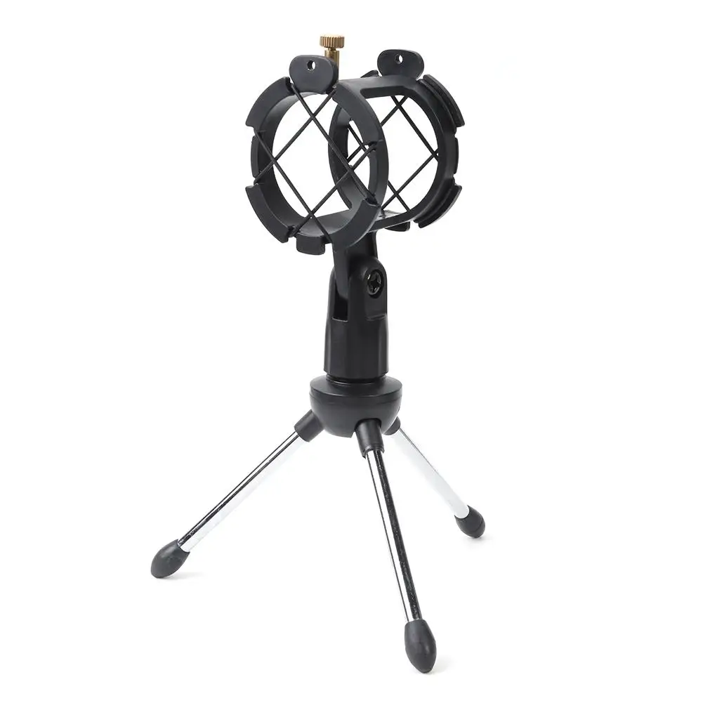 For Microphone Condenser USB Microphone Kit Studio Bracket Folding Stand Tripod Filter Sponge, for PS4 Game Computer YouTube