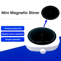 Magnetic stirrer, kitchen liquid mixing mini laboratory stirrer, portable stirring rod stirring plate 4000RPM, 1L capacity 2
