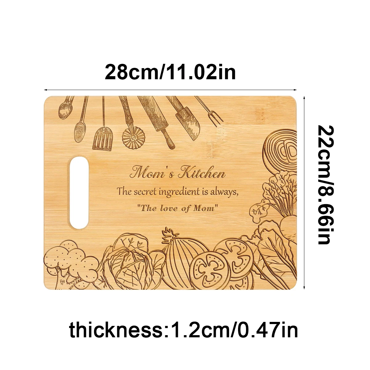 Bamboo Cutting Board for Mom 3 | Bamboo Cutting Board for Mom 2