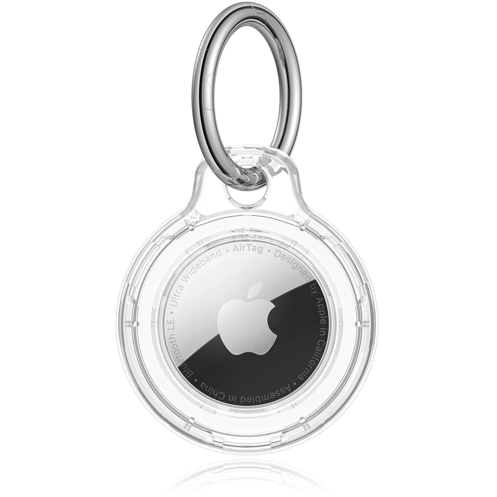 AirTag Holder with Keychain - Protective Hard Shell Anti-Drop Case