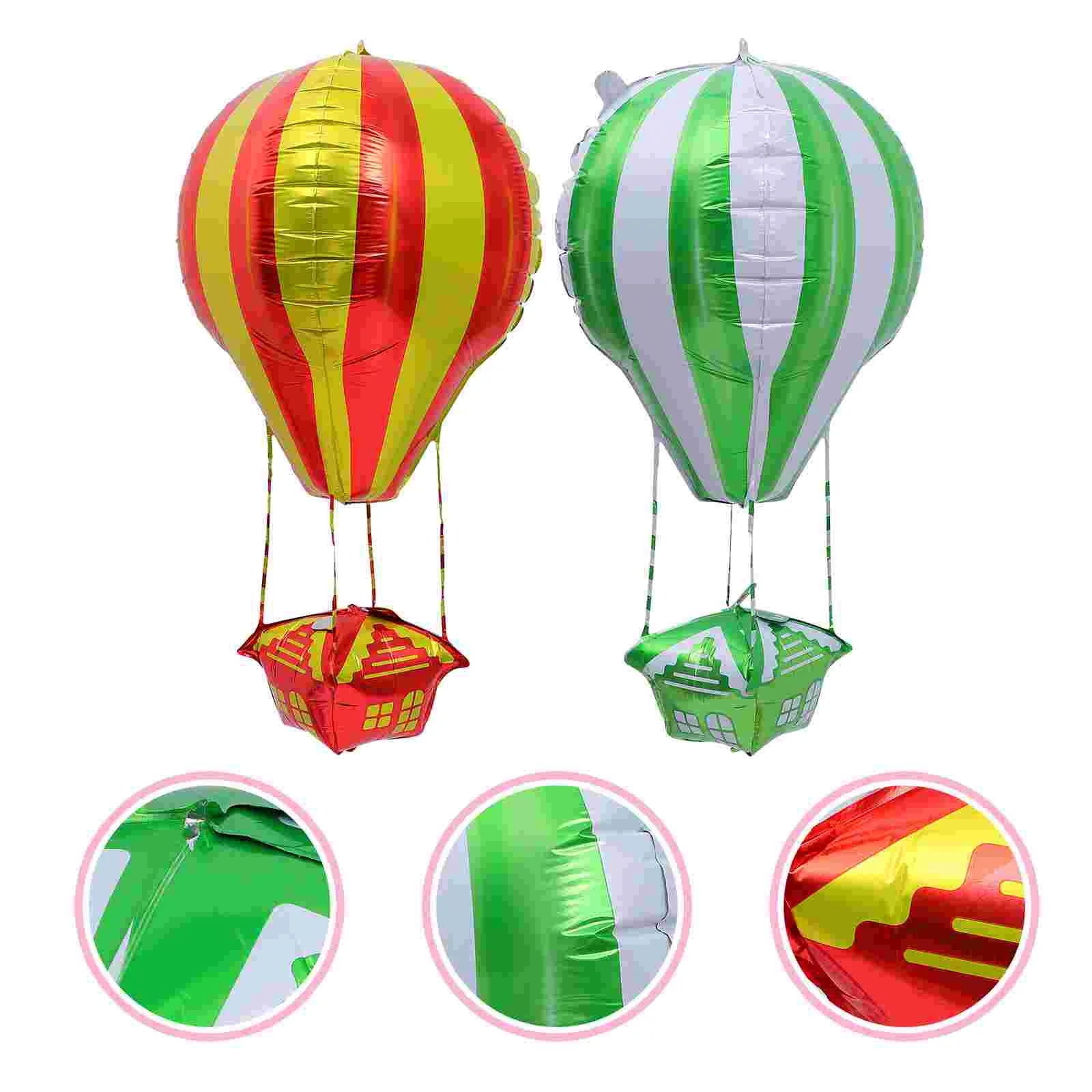 

2 Pcs Emulsion Balloon Bride Wedding Ceremony Decorations Birthday Foil Balloons Aluminum Creative