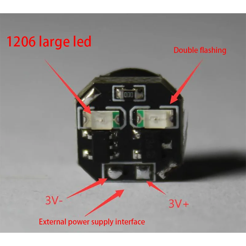 3X LED 마그네트론 라이트 모델링 Led 슈퍼 밝은 무선 램프 장난감 모델 자기 유도 제어 스위치 조명 배터리