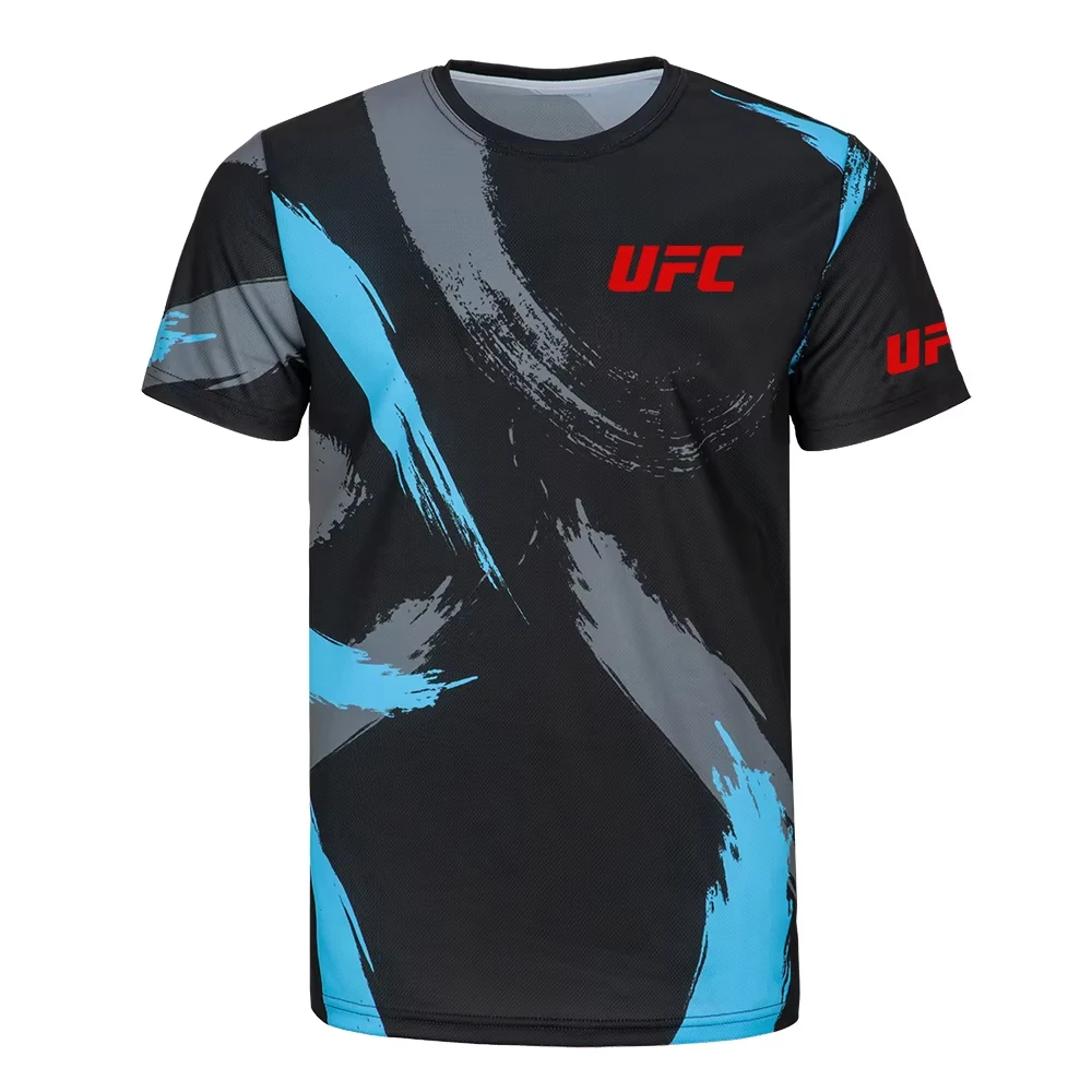 25 UFC القتال المشجعين ثلاثية الأبعاد مطبوعة المألوف الرجال الجولة الرقبة تي شيرت الصيف المرأة في الهواء الطلق الترفيه الرياضة الأطفال معركة