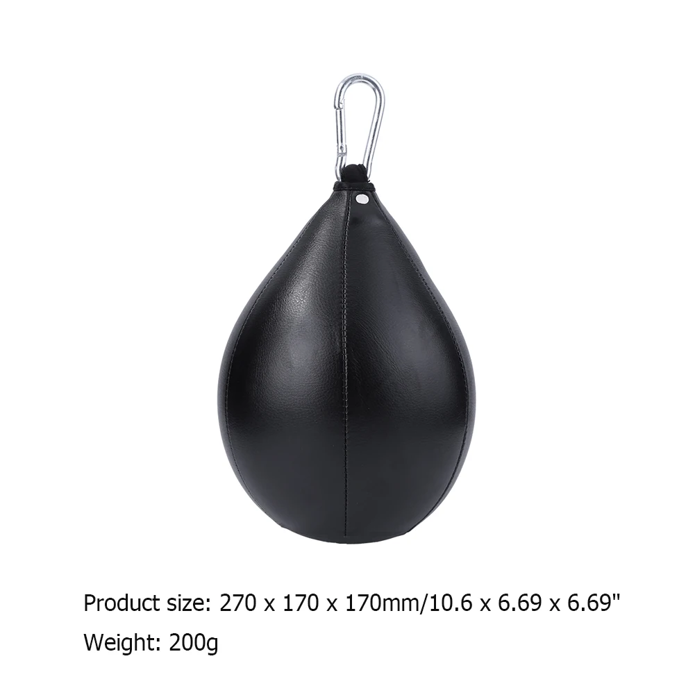 PU Leather Boxing Punch Bag Speedball Training Equipment
