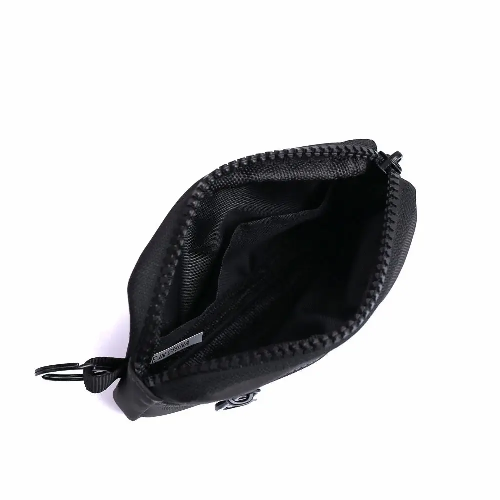 Fashion Canvas Coin Purse Zipper Card Holder Short Wallet Solid Color Backpack Hanging Bag Boy