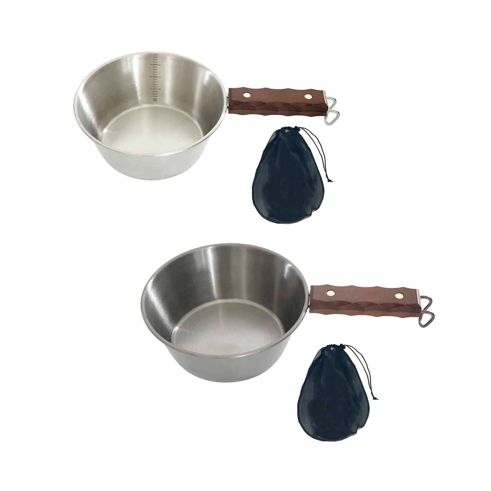 Camping Bowl Outdoor Bowl Cookware Food Bowl with Storage Case Picnic Tableware