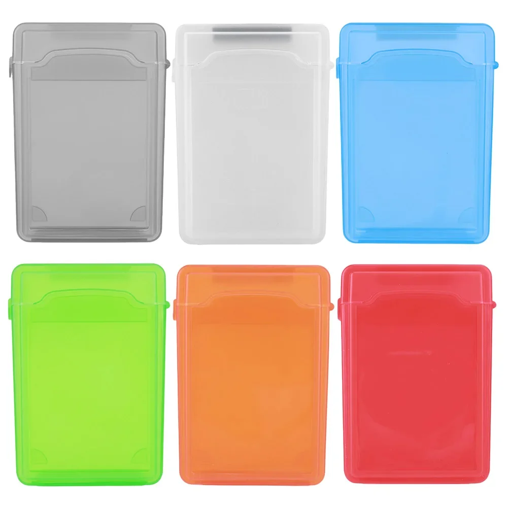 3.5 inch Dust Proof Plastic IDE SATA HDD Hard Drive Disk  Multicolor Storage Case External Hard Drive Disk Plastic Storage Box