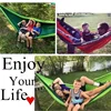 Single Person Portable Outdoor Camping Hammock With Nylon Color Matching Hammock High Strength Parachute Fabric Hanging Bed 3