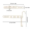 Foldable Drying Rack 5 Holes Travel Portable Clothes Hanging Hotel Indoor Drying Rack Hanging Clothes Hook Hanging Hole Rack 6