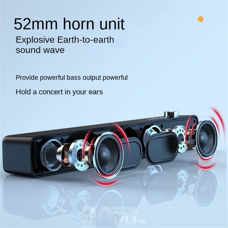 Home Theater System 4D Stereo Surround HIFI Desktop Soundbox Strip Portable Bluetooth Computer Speaker TV Echo Wall portable speaker bluetooth speaker audio speakers