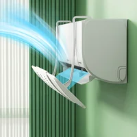 Pare-brise de climatisation à soufflage direct, déflecteur de sortie d'air mural, coupe-vent universel, confinement, guide d'air froid 4
