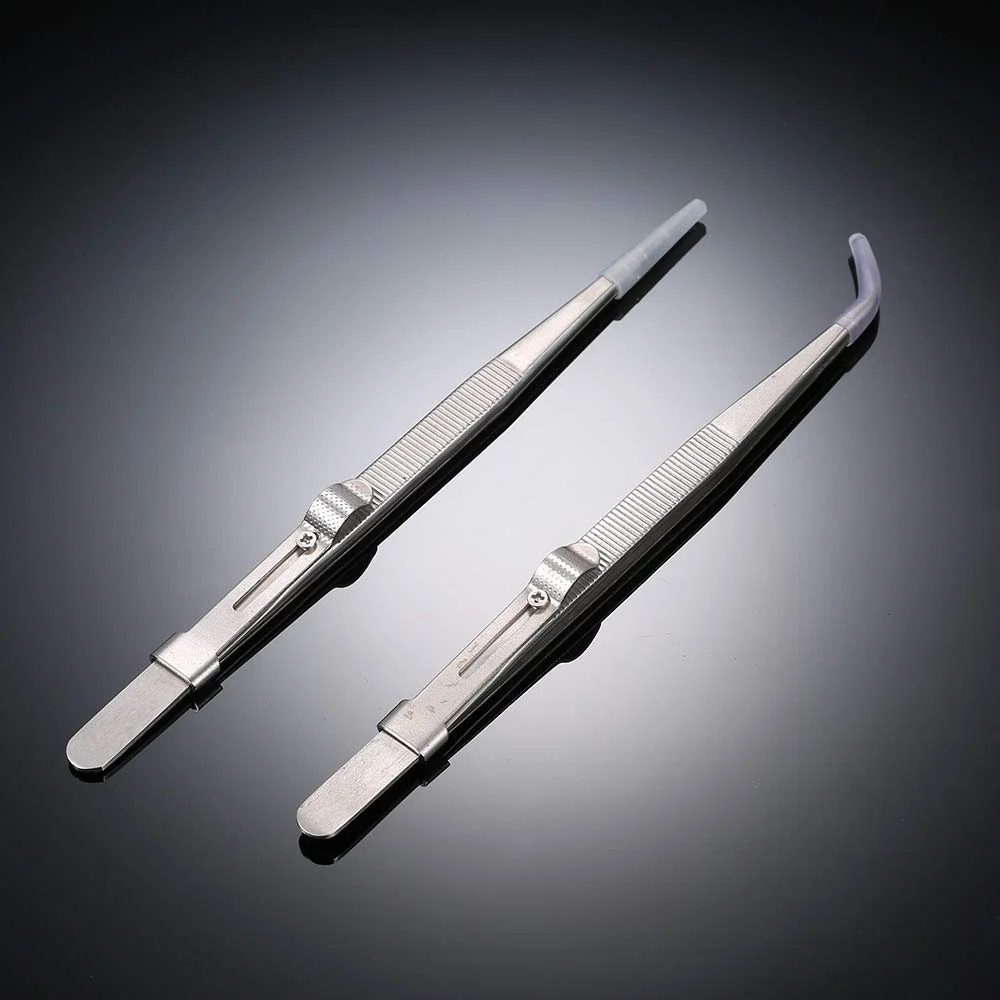 Precision Tweezers Multnctional 304 Stainless Steel Tweezers Practical Gem Identification Tweezer Tool