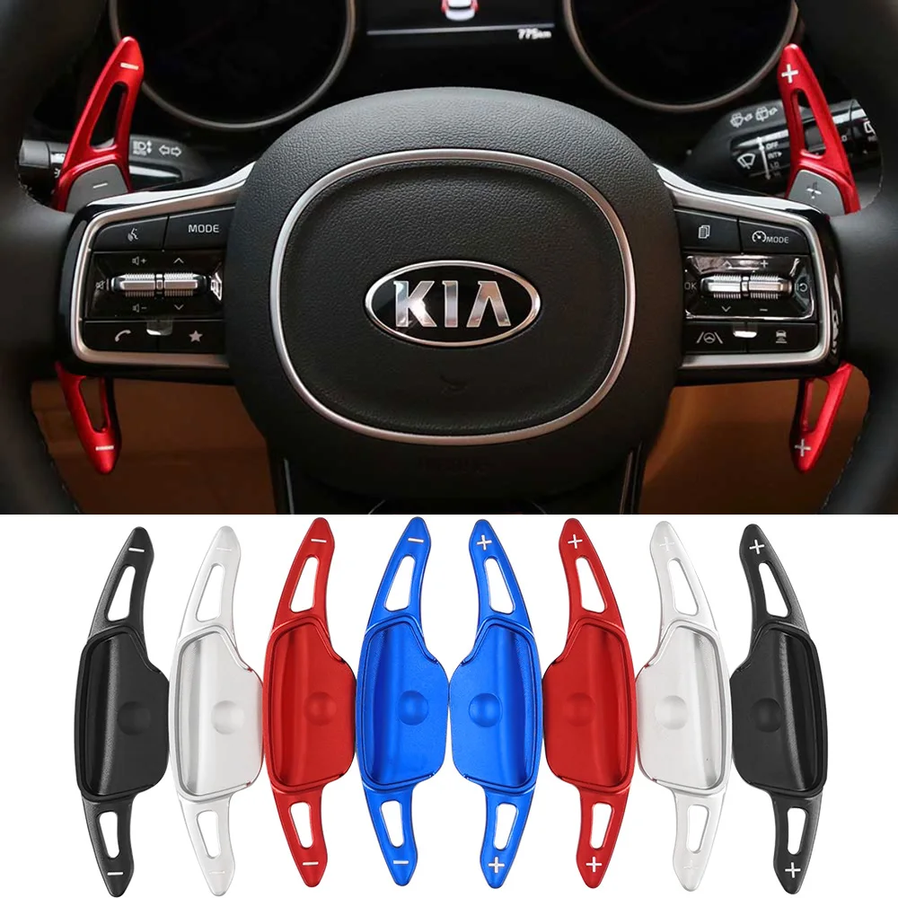 Shift Paddles For Kia Sorento 4 UM MQ4 GT-Line X-LINE Plug-In Hybrid 2016-2024 Car Steering Wheel Extension Shifter Sticker