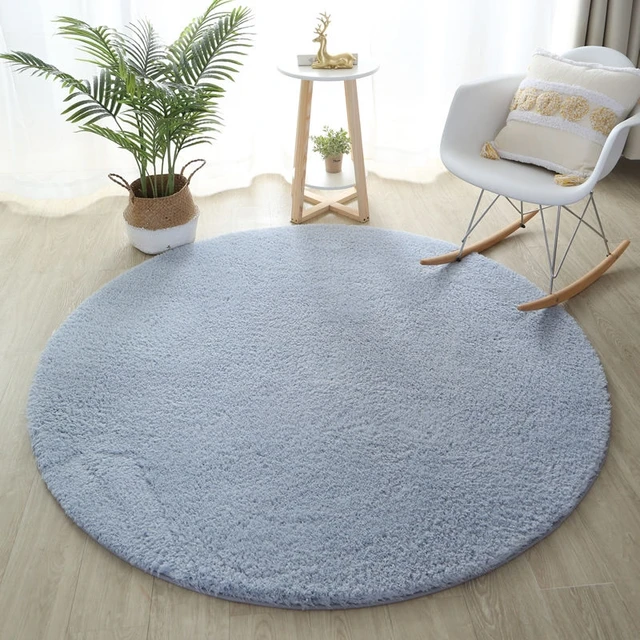 Tapis Noir Ovale Antidérapant Pour Chambre À Coucher, Salon, Maison - Tapis  - AliExpress