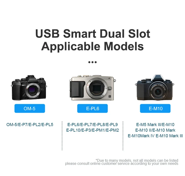 Kastar 3-Pack BLS-50 Battery & Charger For Olympus OM-D E-M10 & OM-5 Cameras